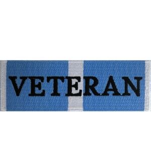 Blue and White Veteran Patch
